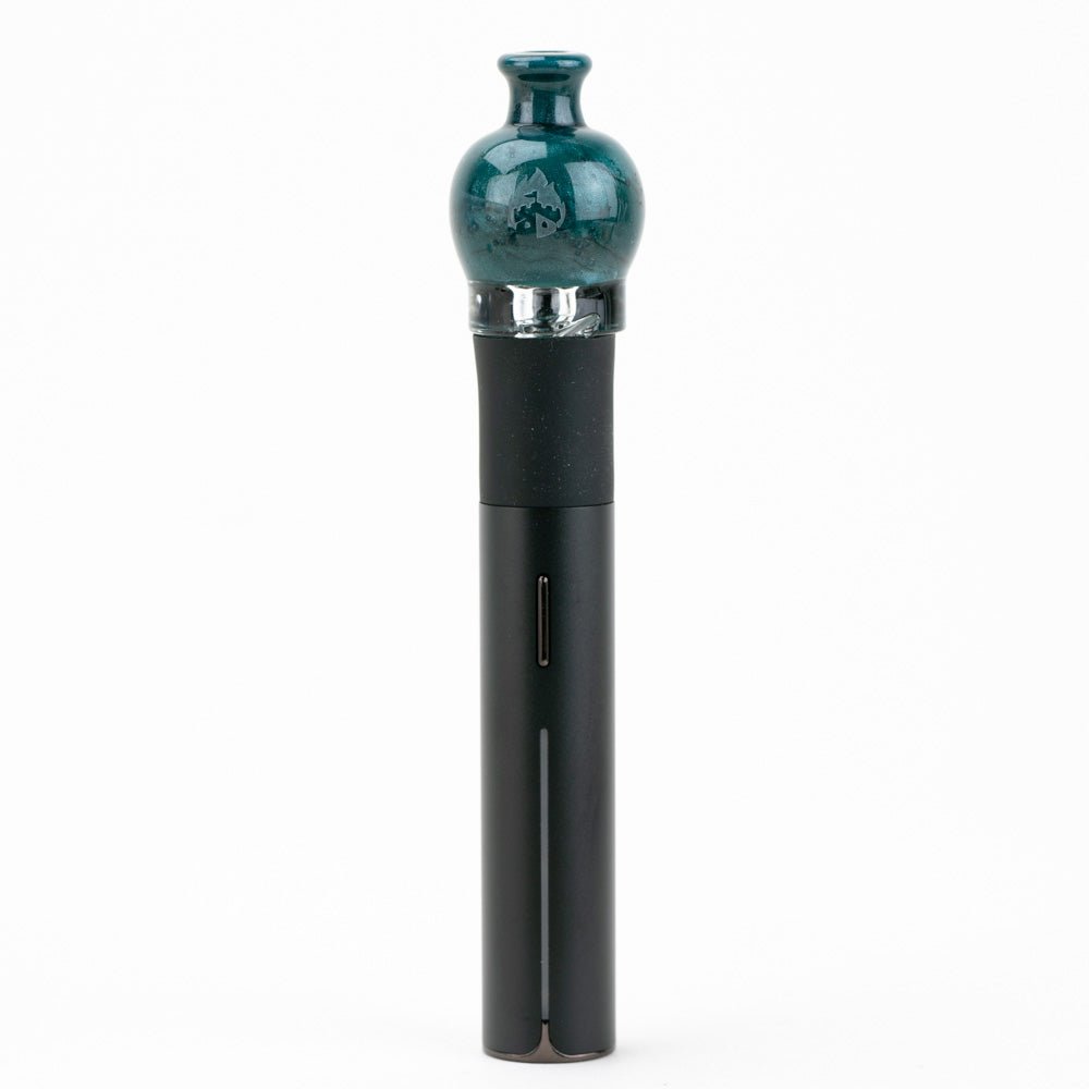 Blue Lagoon glass mouthpiece designed for the Puffco Pivot