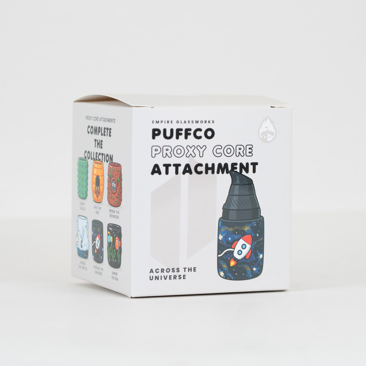 Puffco Proxy Core Attachment packaging on plain white background