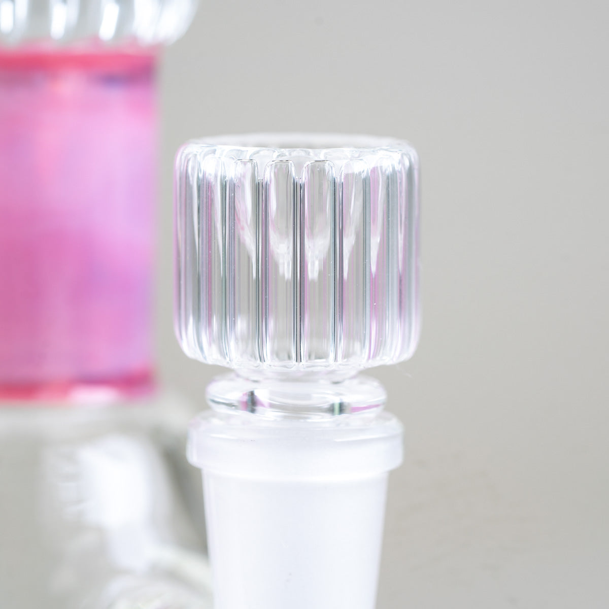 A close up shot of the 14mm ribber bowl piece that is included with the Rosaline Classics Beaker