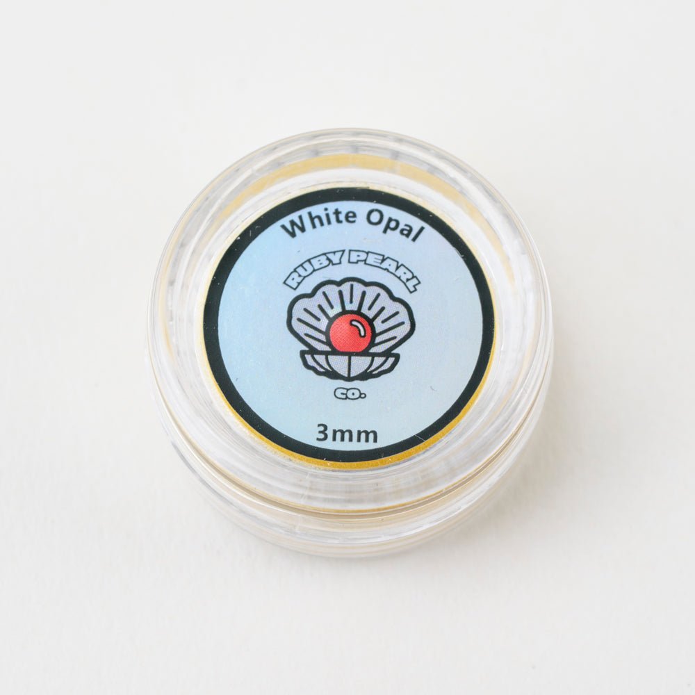 Ruby Pearl Co. 3mm White Opal Terp Pearl - Empire Smokes
