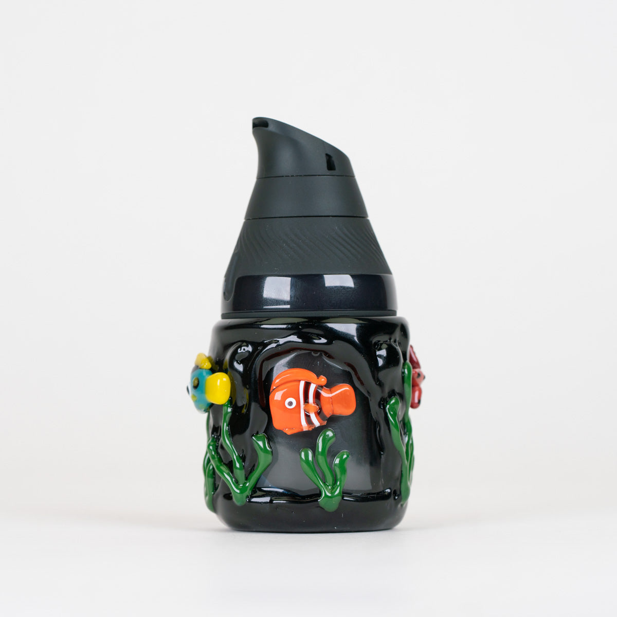 Front view of the Save the Seas Proxy Core Attachment with tropical fish details