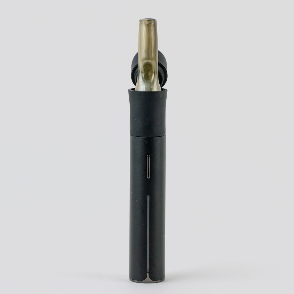 Steven H. Glass Champagne Fume Puffco Pivot Glass Mouthpiece - Empire Smokes