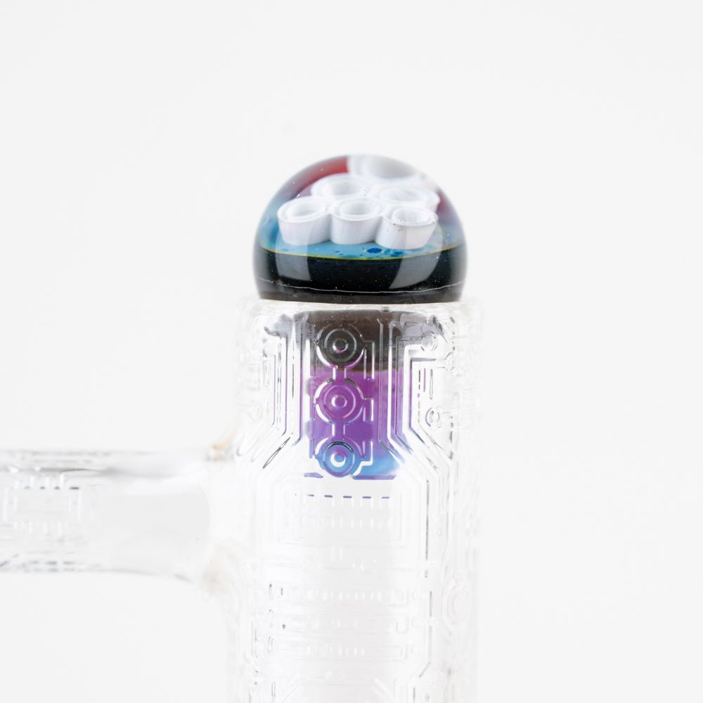 Steven H. Glass Cosmic Honeycomb Control Tower Marble Top - Empire Smokes