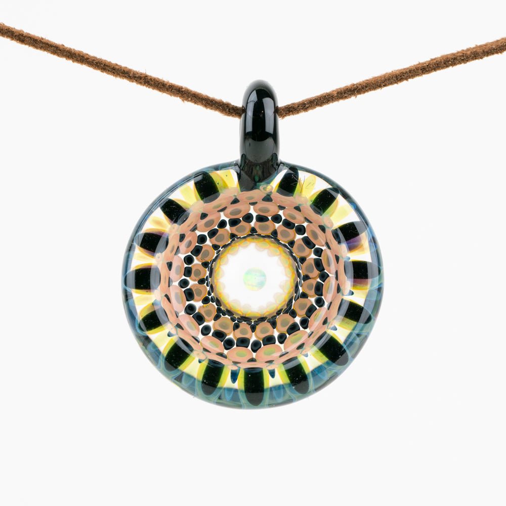Steven H. Glass Fume Bloom Opal Glass Pendant - Empire Smokes