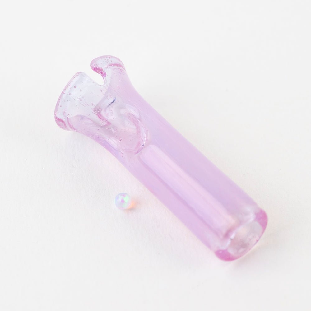 Steven H. Glass Lilac Whisper Puffco Pivot Glass Mouthpiece - Empire Smokes