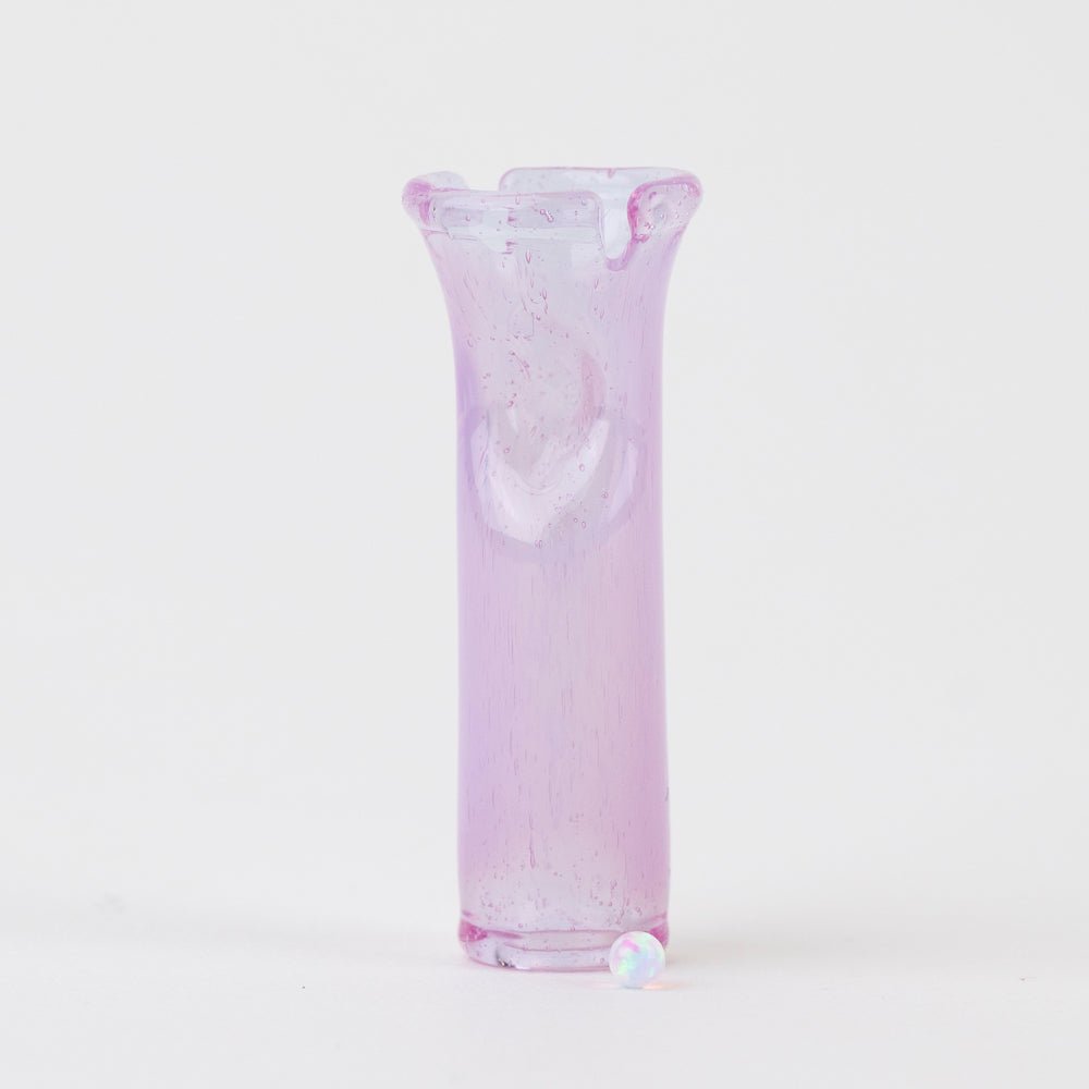 Steven H. Glass Lilac Whisper Puffco Pivot Glass Mouthpiece - Empire Smokes