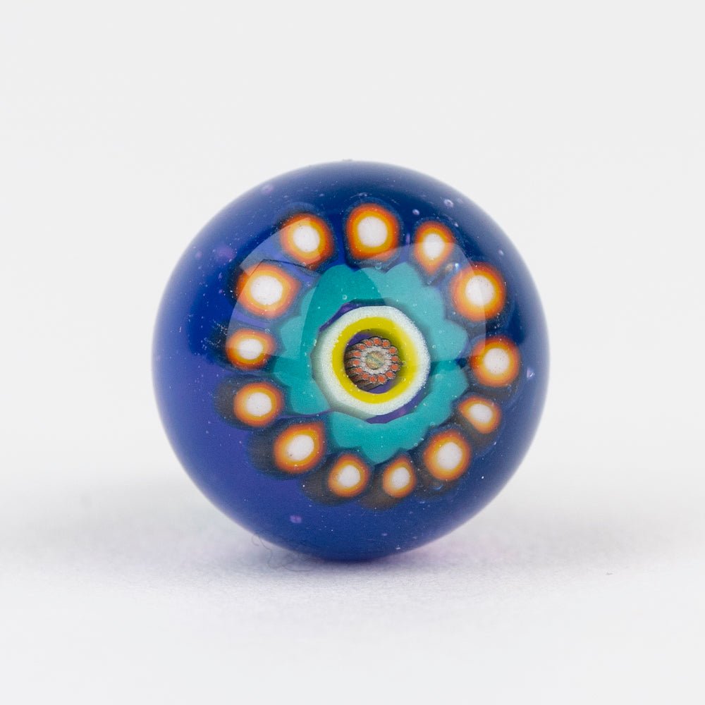 Steven H. Glass Midnight Bloom Control Tower Marble Top - Empire Smokes