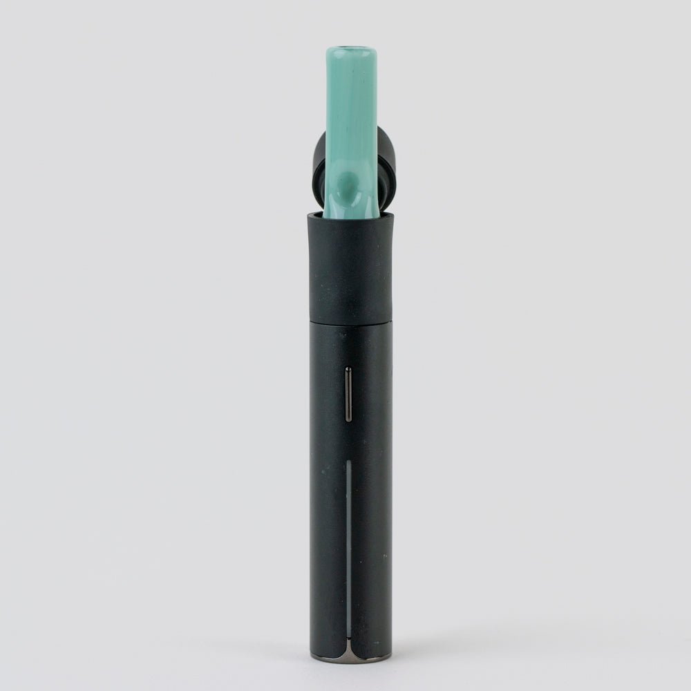 Steven H. Glass Seafoam Drift Puffco Pivot Glass Mouthpiece - Empire Smokes