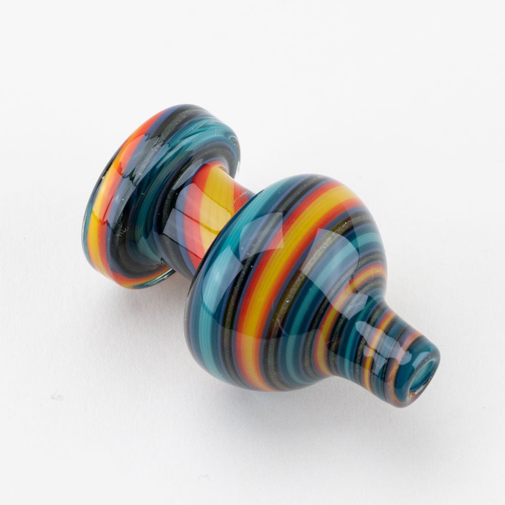 Vigil Glass Elemental Button Bubble Cap - Empire Smokes