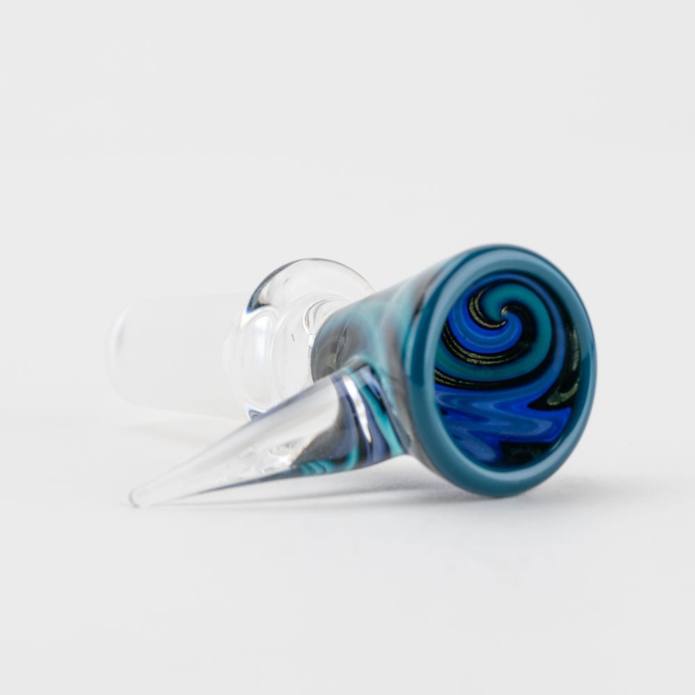 Vigil Glass Martini Kicker Wigwag Bowl Piece - Empire Smokes