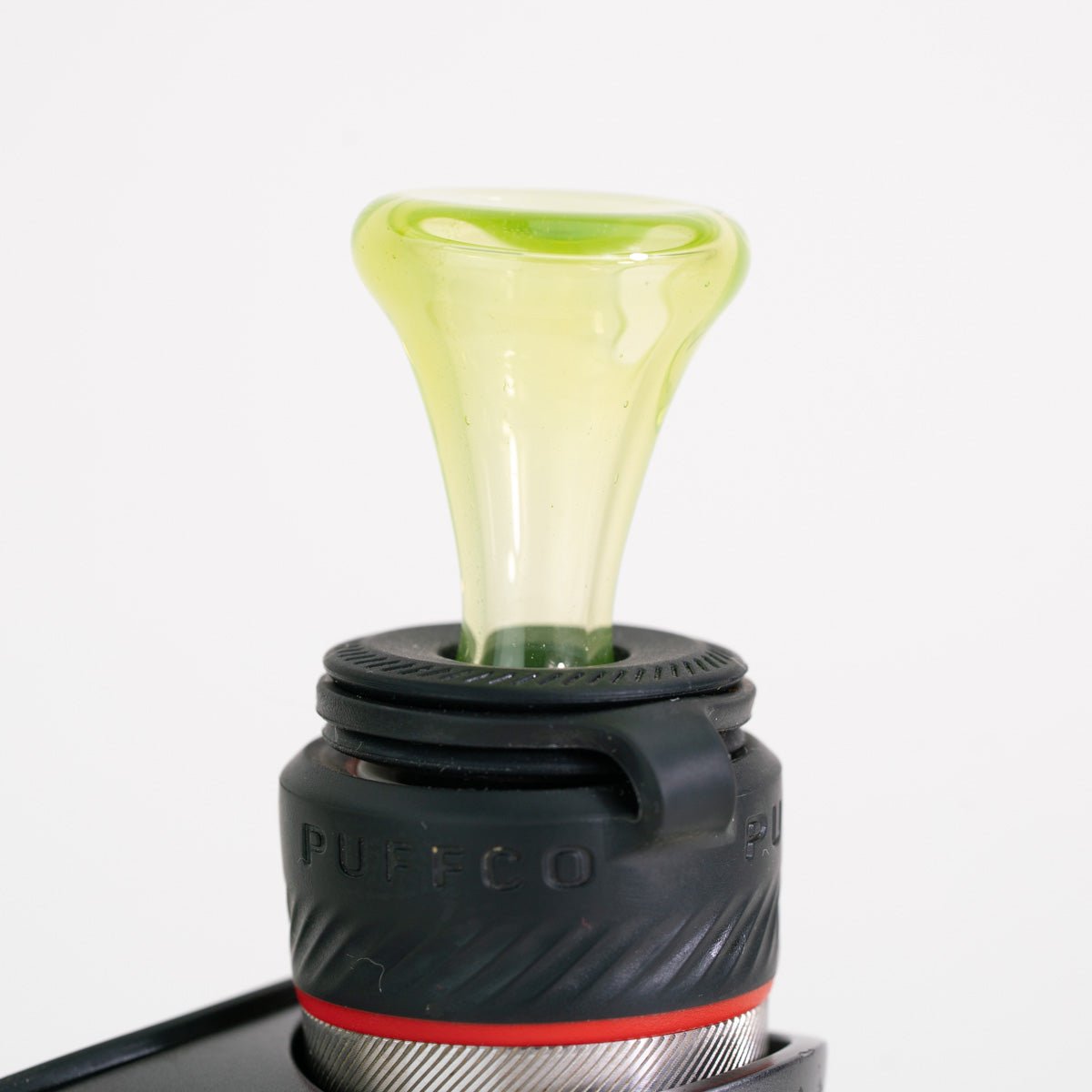 Vigil Glass Pawn bubble cap installed on Puffco Peak Pro