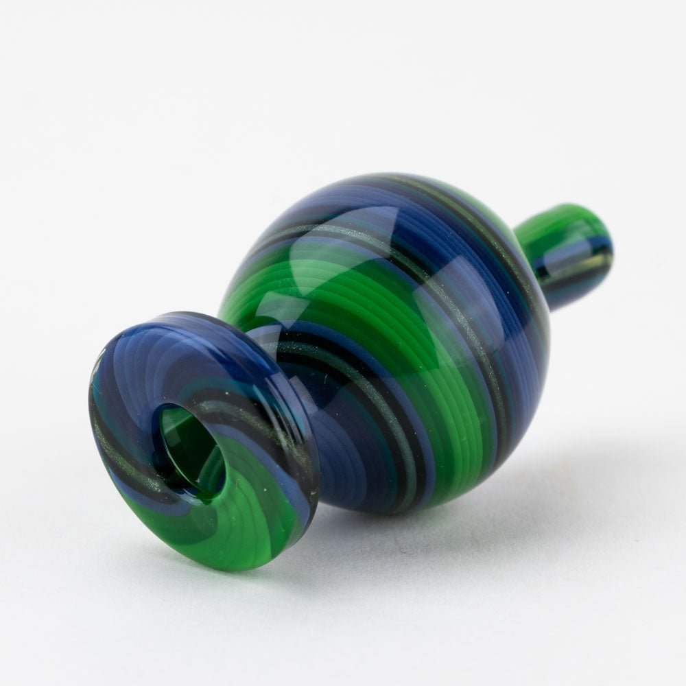 Vigil Glass River Flown Bubble Cap - Empire Smokes