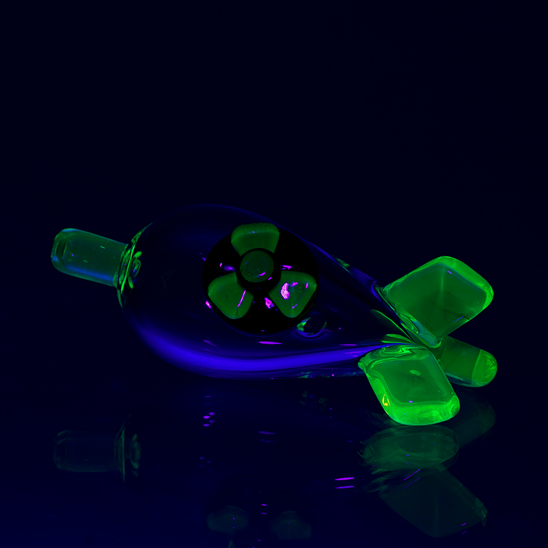 UV Radioactive Bomb Bubble Cap Empire Glassworks
