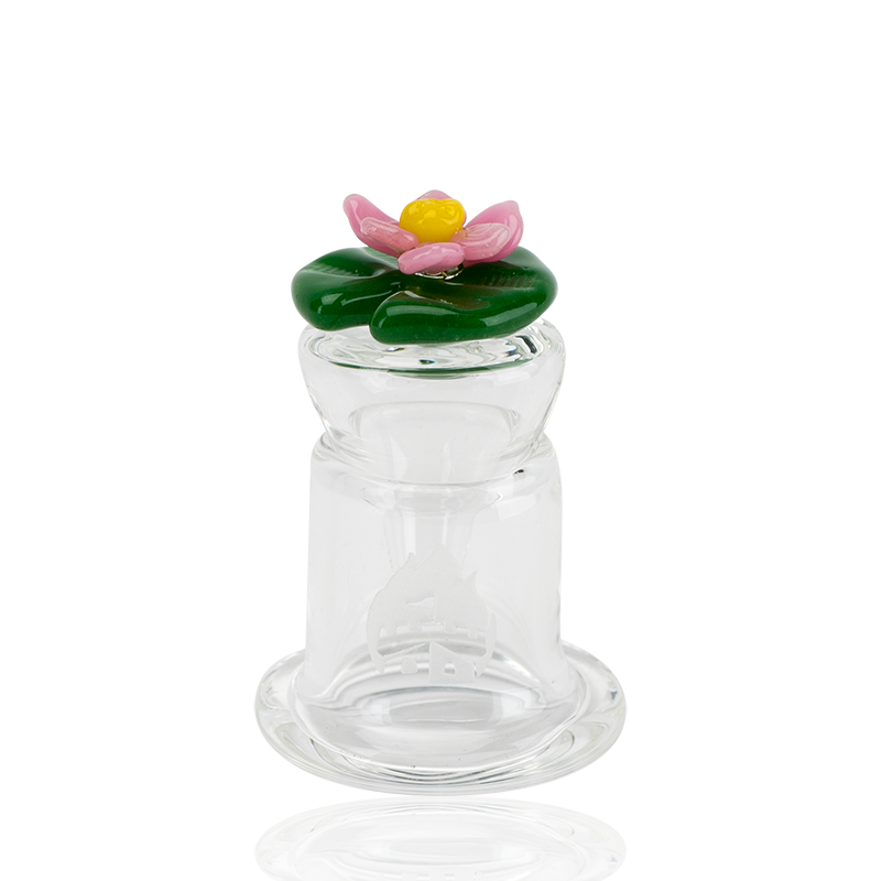 Lotus Pad Bubble Cap Empire Glassworks
