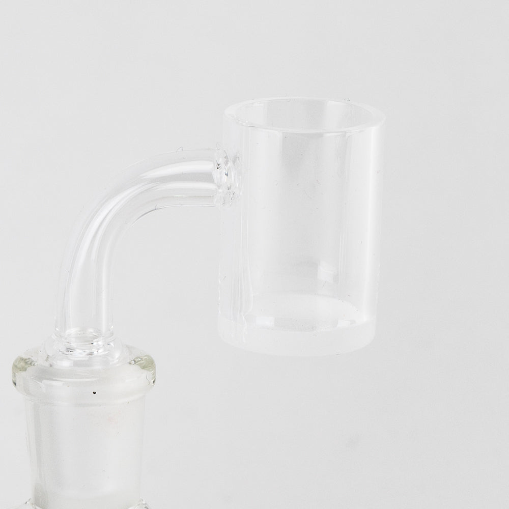 90° Flat Top 25mm Opaque Bottom Quartz Banger - Empire Smokes