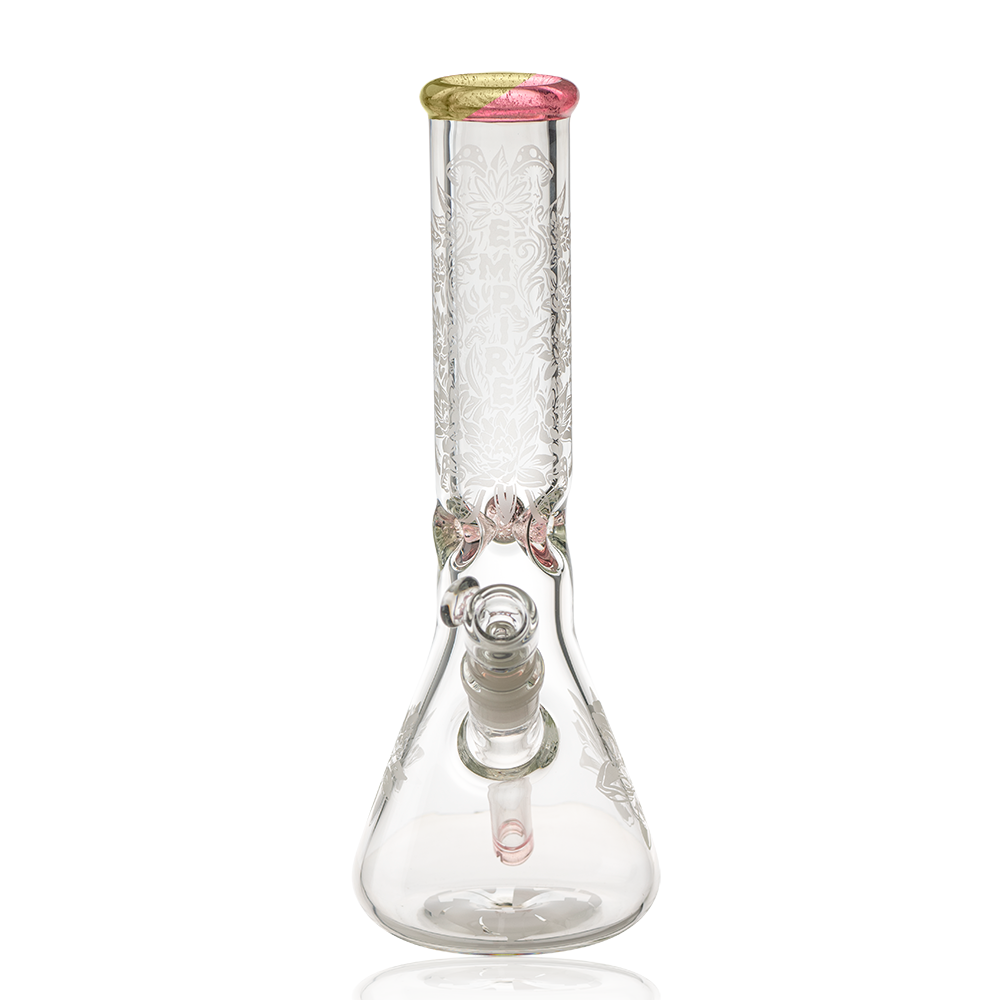 Frosty Floral Beaker Empire Glassworks CFL Serum Empire Glassworks