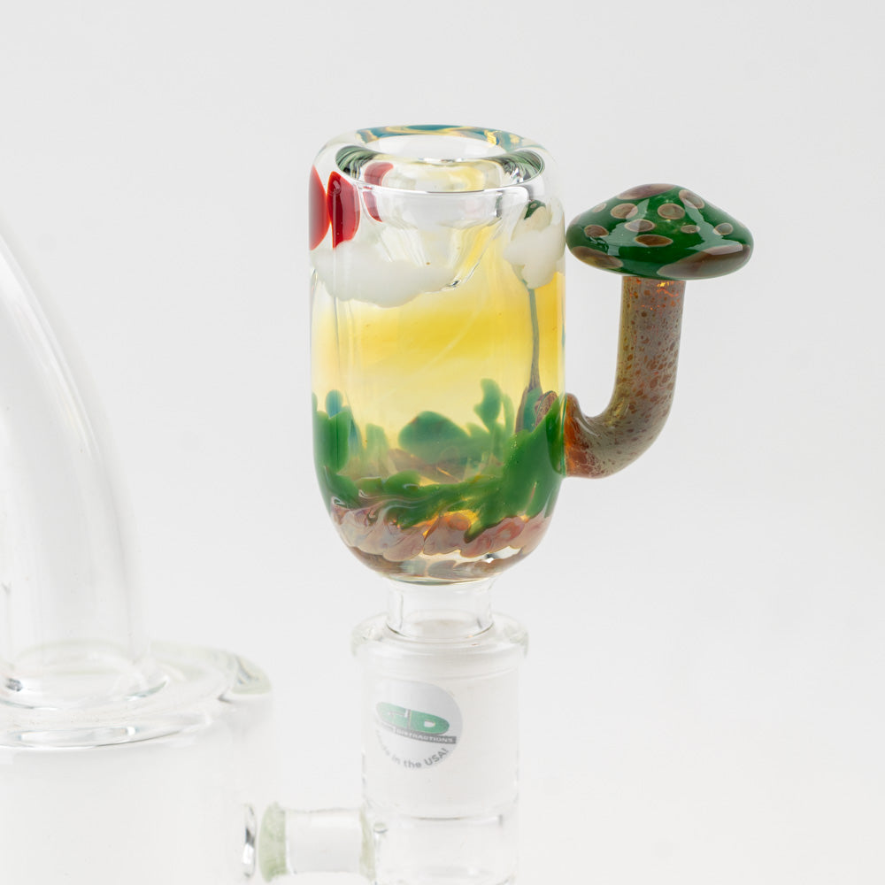 Scenic Mushroom Bowl Piece Glass Distractions Instagram @glassdistractions
