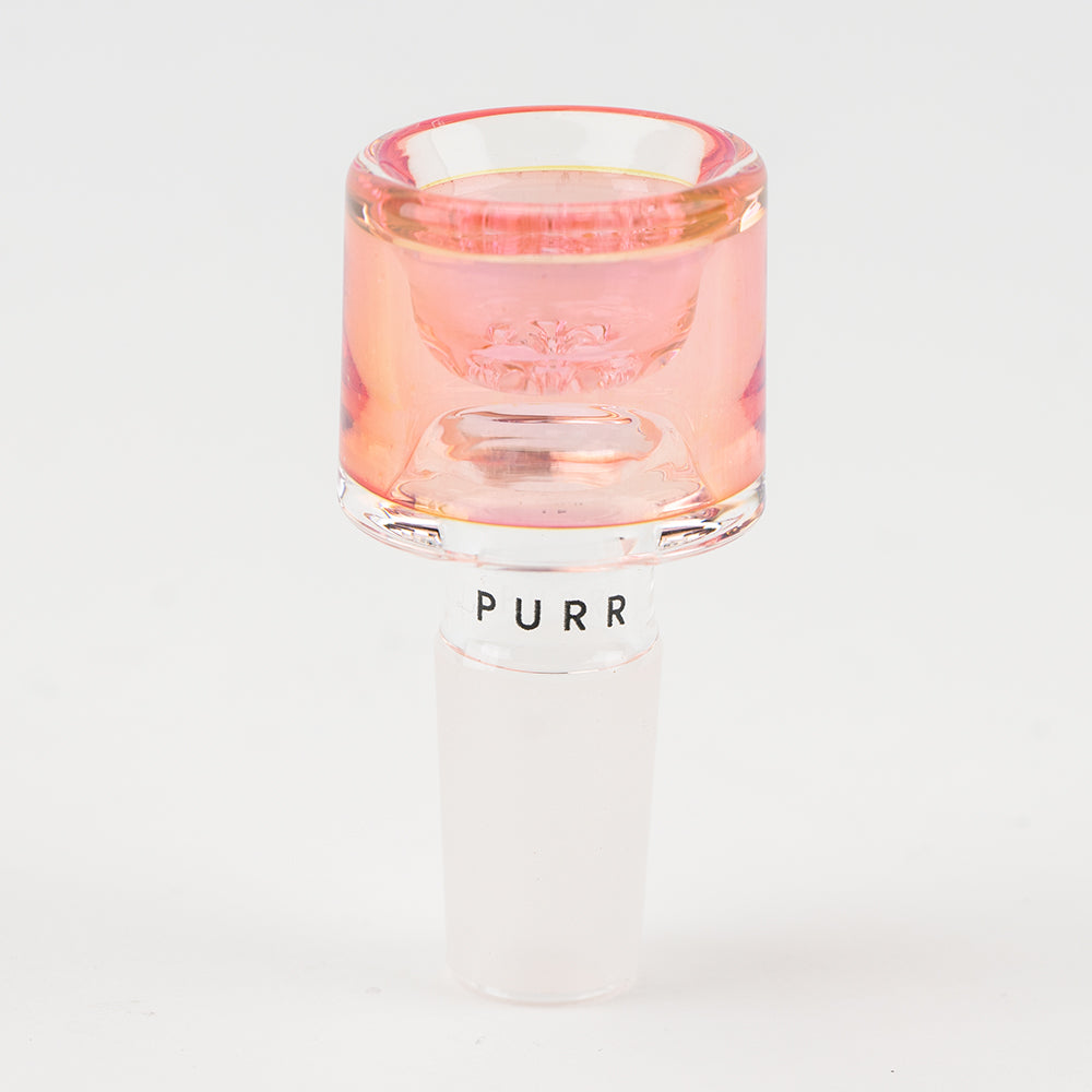 Gold Fume Burner Bowl Piece PuRR Glass