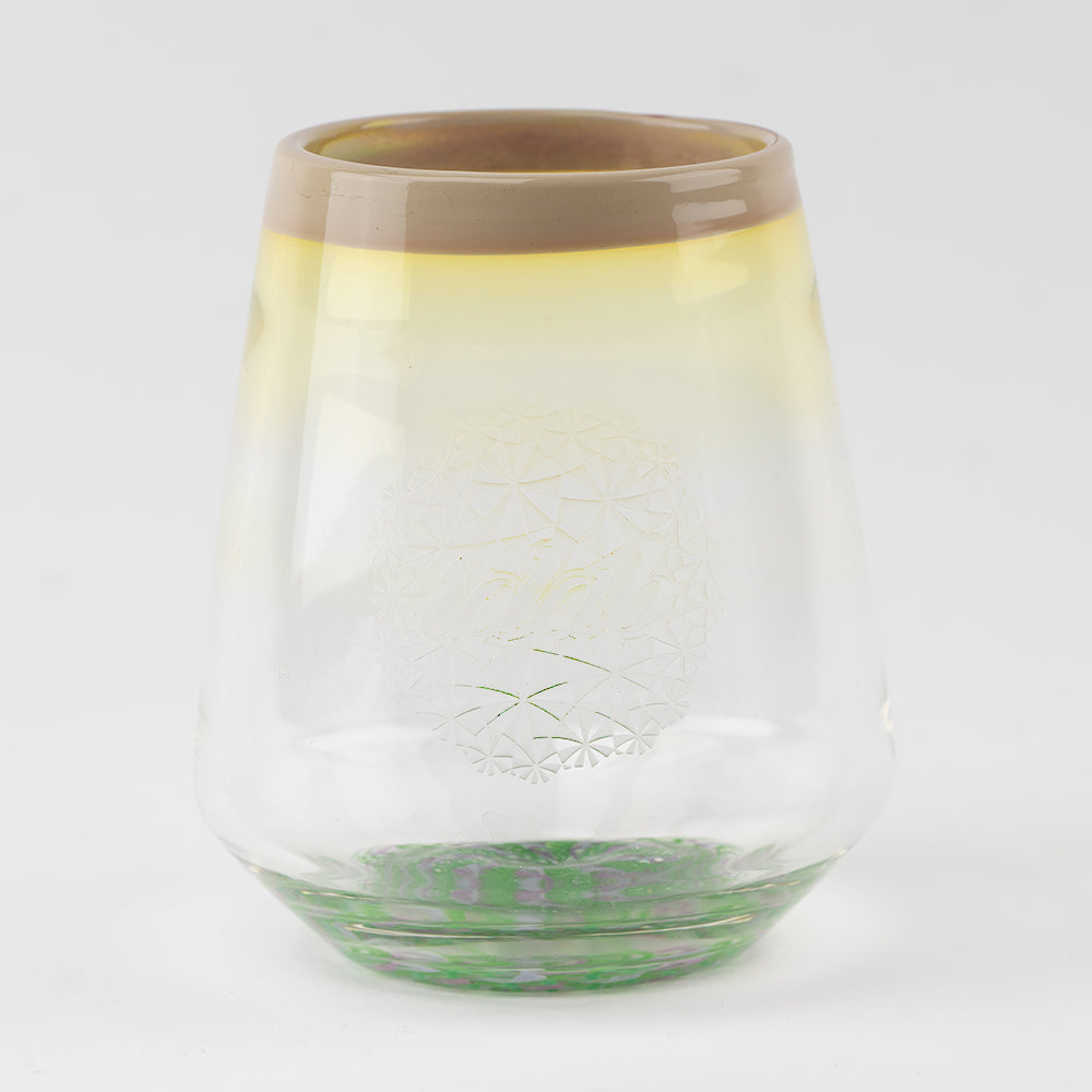 Stemless Garden Wine Glass iDab @idabglass