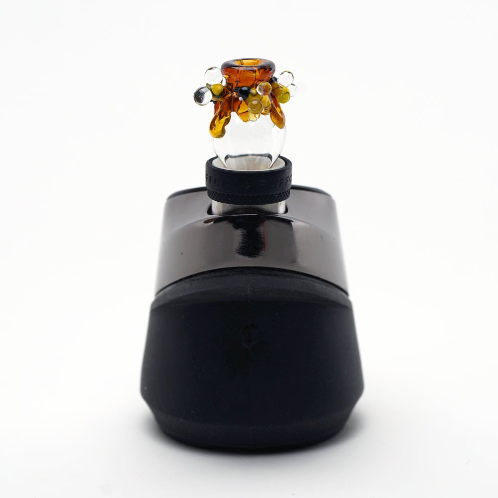 Empire Glassworks Honey Drip Puffco Peak Glass Bubble Cap - Empire Smokes