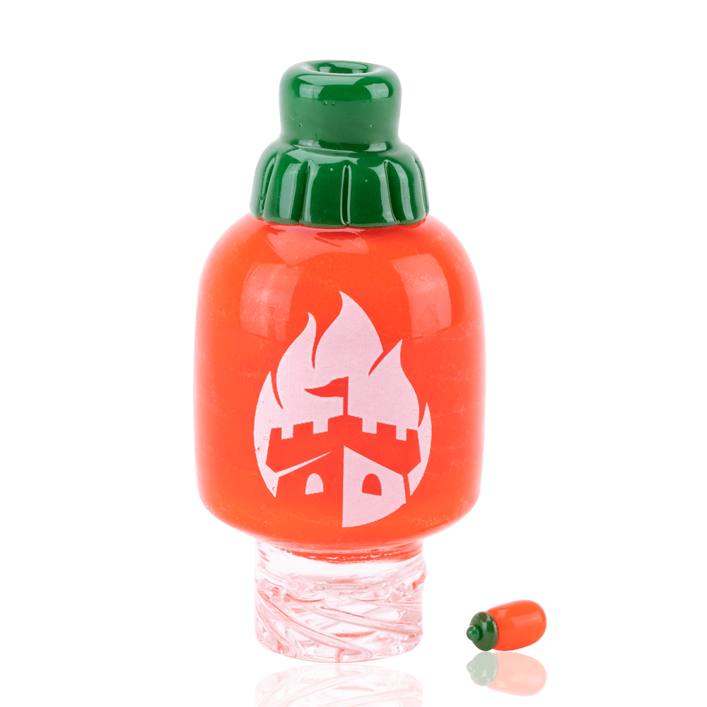 Empire Glassworks Sriracha Spinner Cap