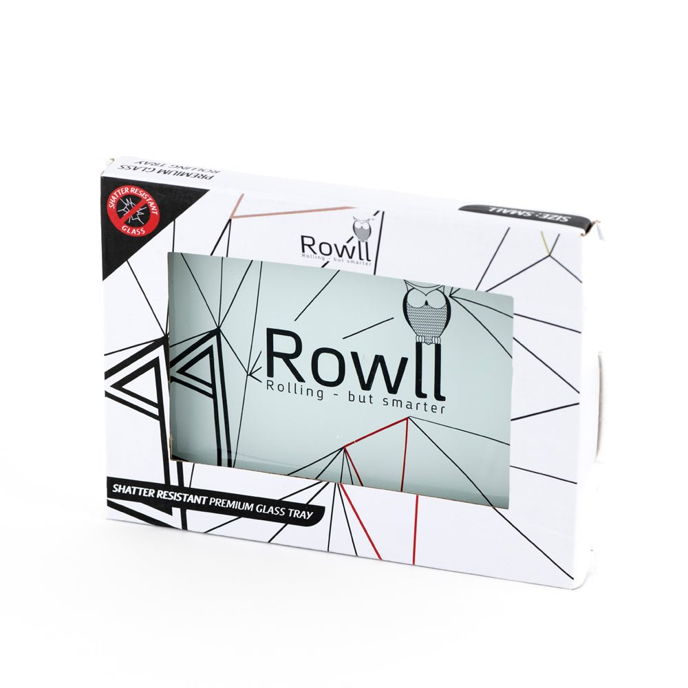 Rowll Shatter Resistant Glass Rolling Tray - Empire Smokes