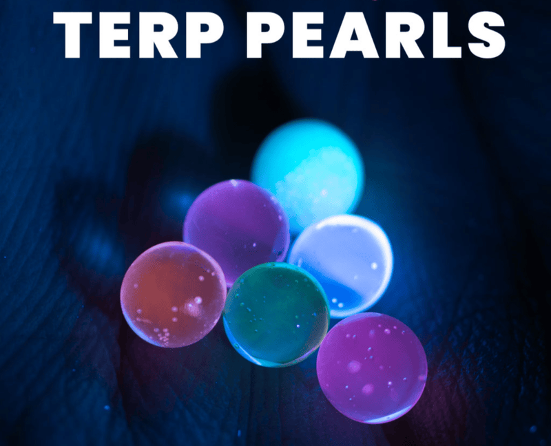 New 4mm terp pearls for dabbing in 6 assorted UV and glow glass colors
