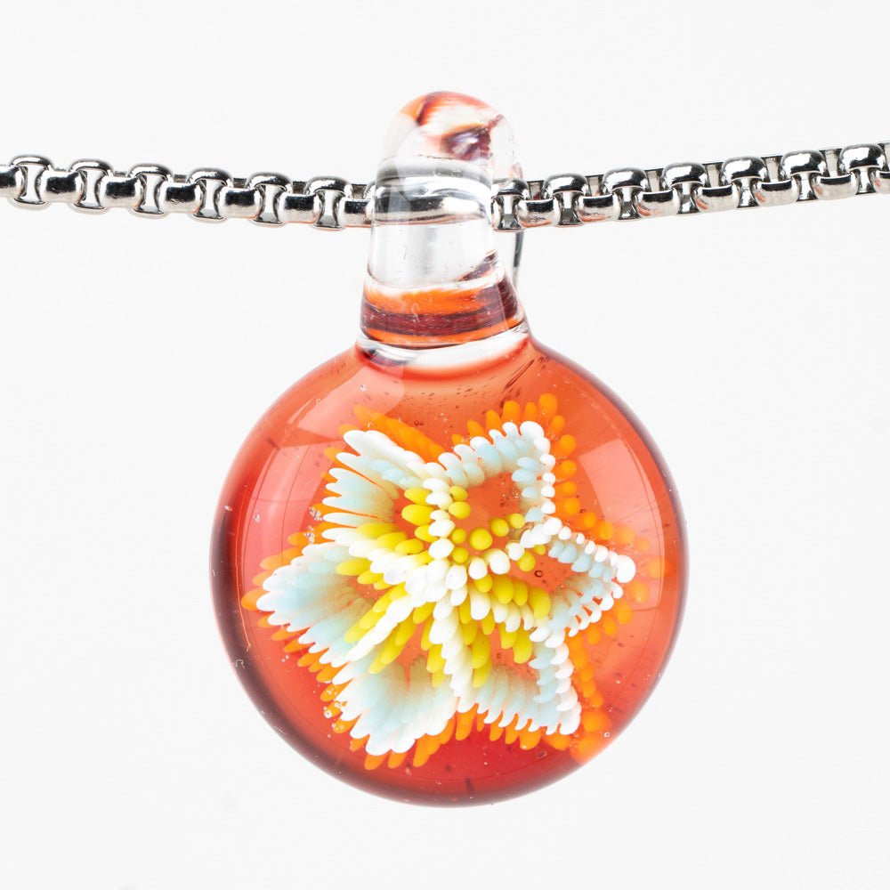 A glass pendant from a American heady artist