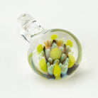 126 Glass Coral Lime Implosion Pendant - Empire Smokes