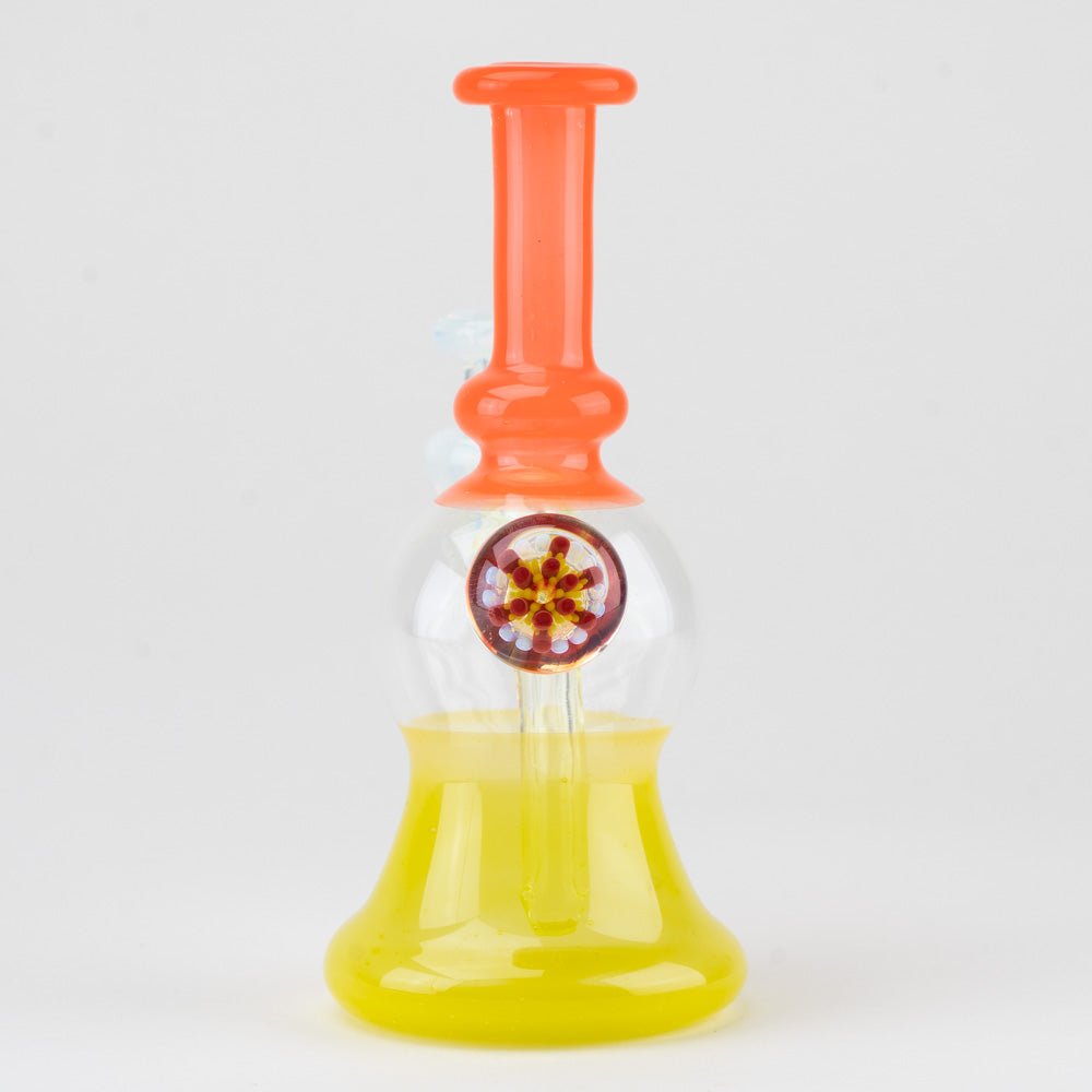 126 Glass Opal Sorbet Mini Tube Water Pipe - Empire Smokes