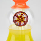 126 Glass Opal Sorbet Mini Tube Water Pipe - Empire Smokes