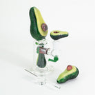 A bundle of Empire Glassworks themed pieces from the Avocado Collection of glass