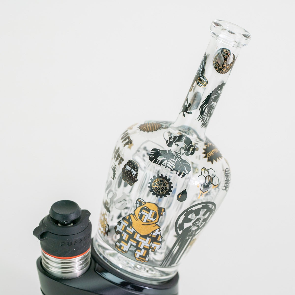 Glass Puffco Peak Pro Star Wars attachment
