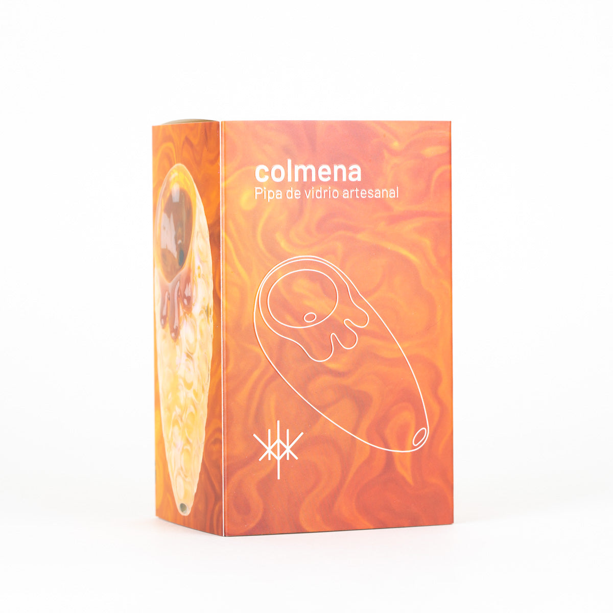 Beehive Colmena handmade glass pipe packaging for Macusi