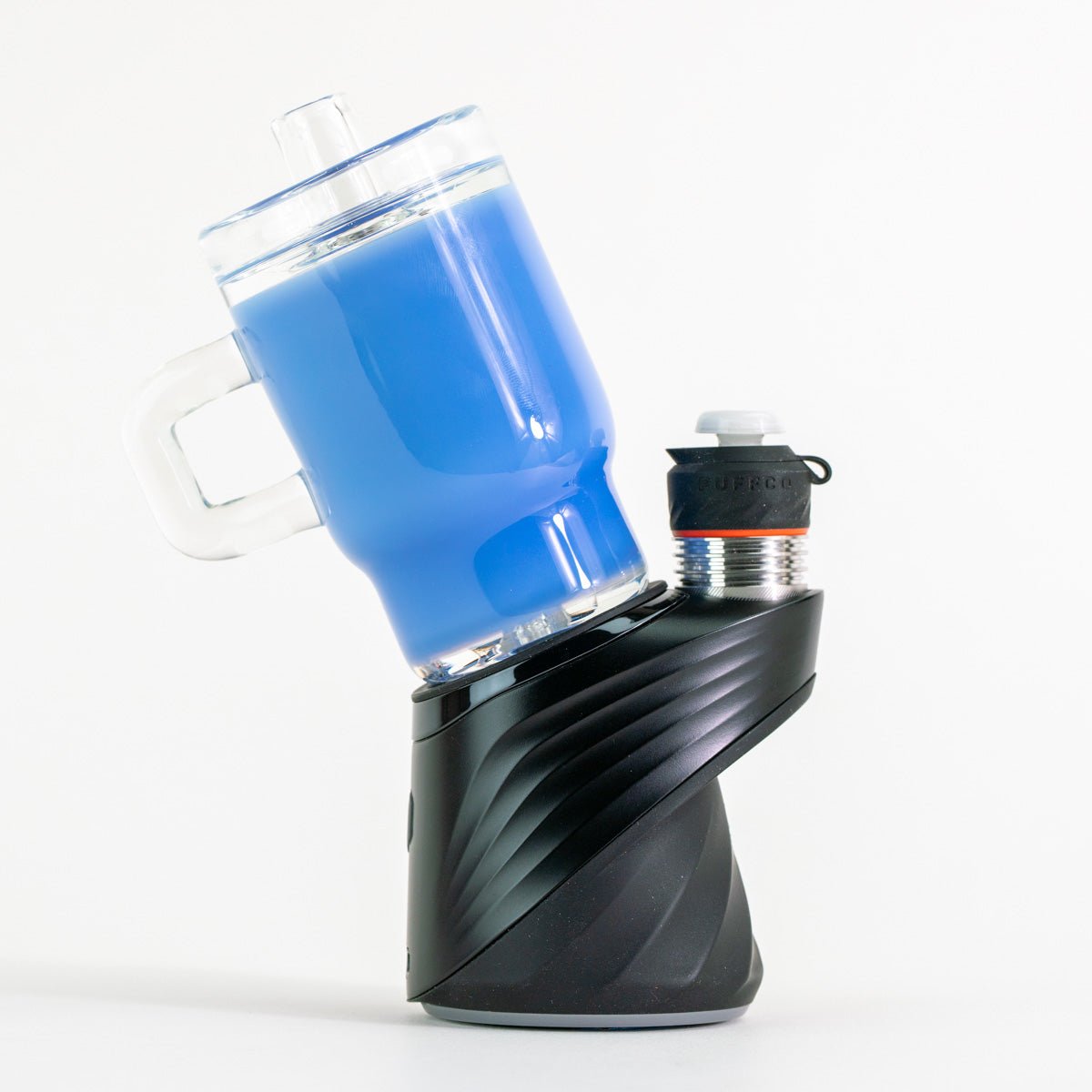 Empire Glassworks Blue Tumbler Bottle Puffco Peak Glass Attachment - Empire Smokes