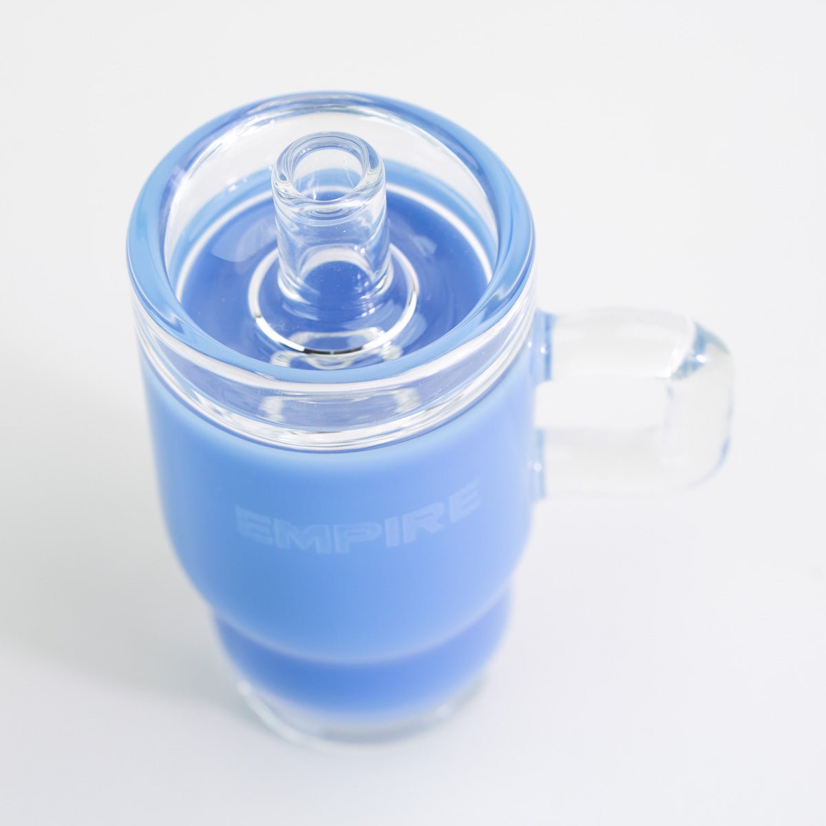 Empire Glassworks Blue Tumbler Bottle Puffco Peak Glass Attachment - Empire Smokes