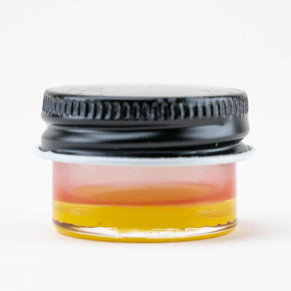 Orange Sunburst Mini Terp Jar Empty1 Glass heady custom color american glass