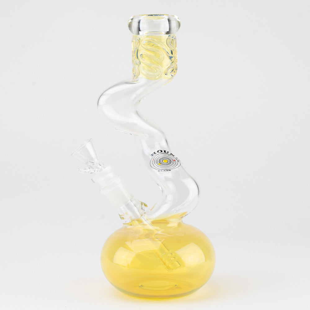 Fume Warped Bubbler Beaker Round Glass