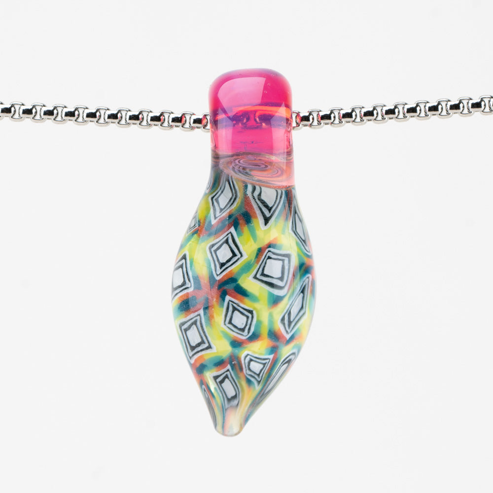 Diamond Daze Drop Pendant Sky Hizzy Glass Instagram @skyhizzyglass