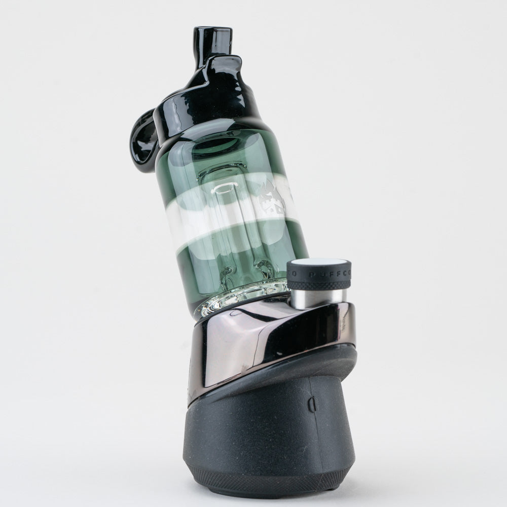 Black Smoke Squeeze Bottle Puffco Peak Attachment Empire Glassworks