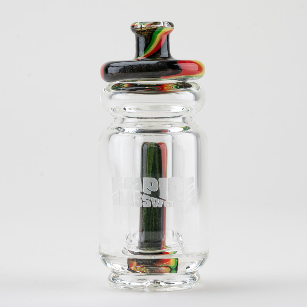 Steel Rasta Squeeze Bottle Puffco Peak Attachment Empire Glassworks
