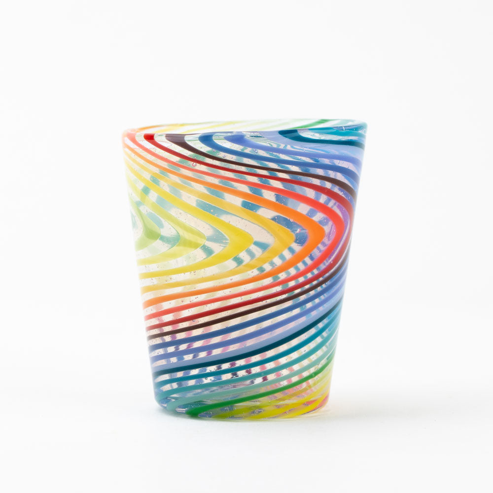 Rainbow Gate Shot Cup iDab Instagram  @idabglass