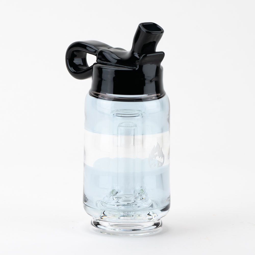 Sapphire Sky Water Bottle Puffco Peak Glass Attachment Empire Glassworks