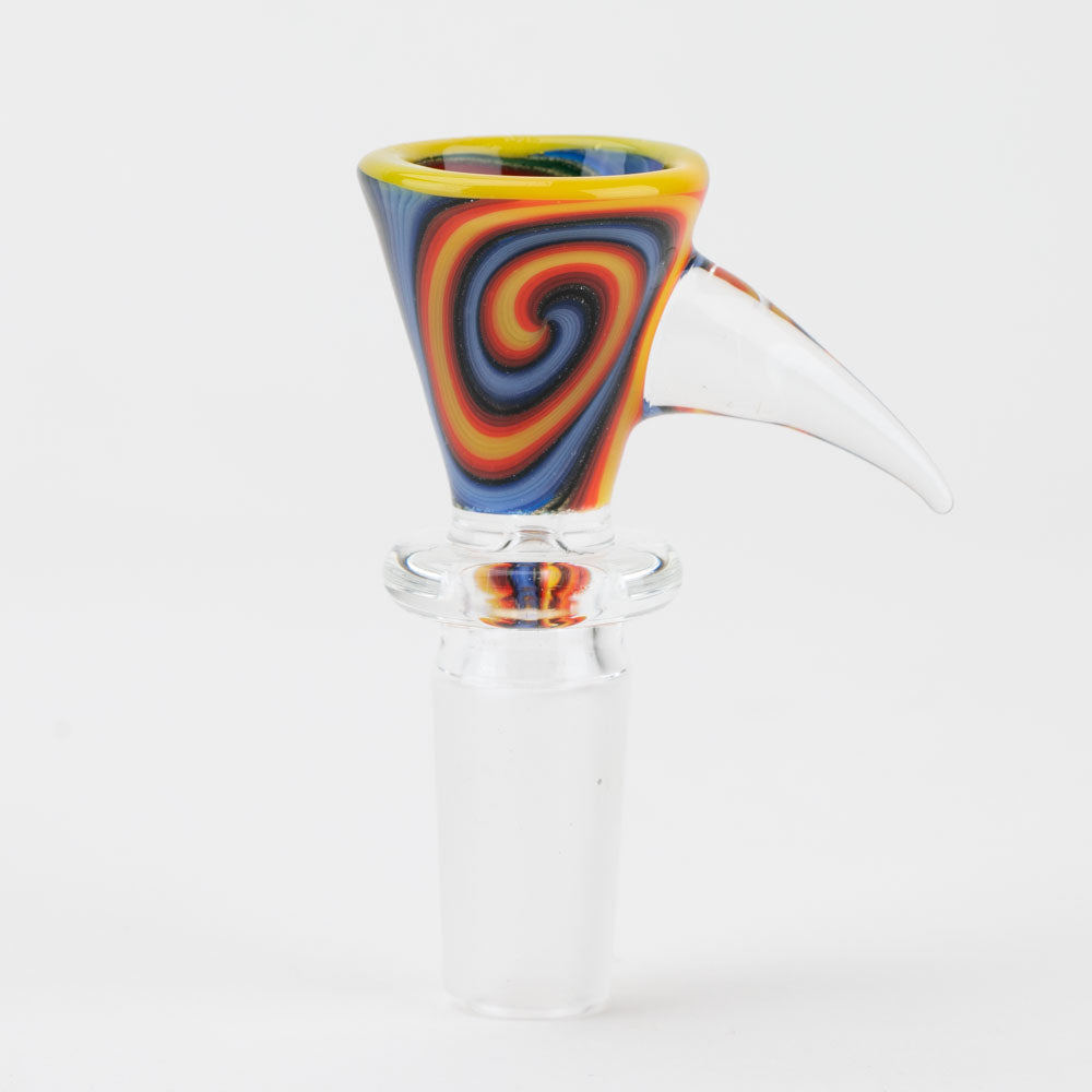 Martini Kicker Wigwag Bowl Piece Vigil Glass heady glass horn handle