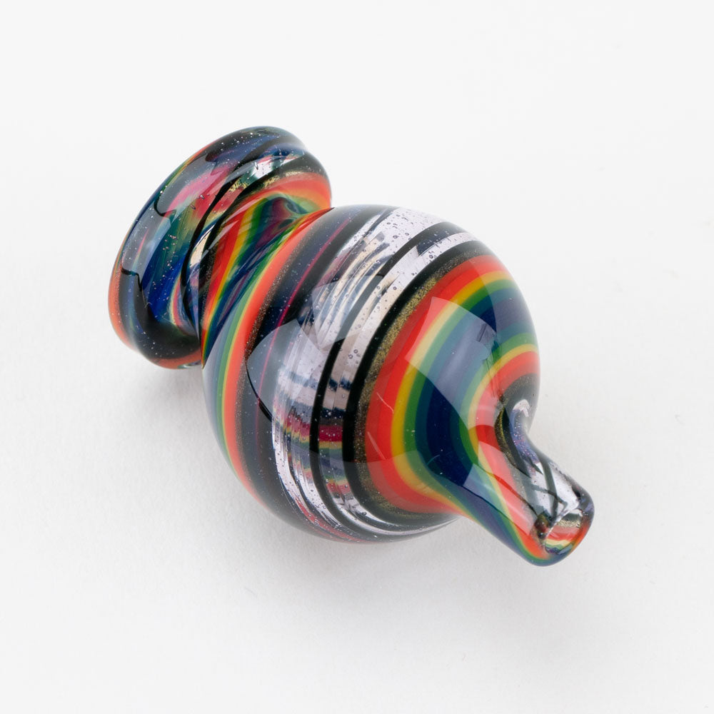 Sweet Sender Bubble Cap Vigil Glass heady glass custom colors red yellow green blue purple black sparkle 