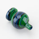 River Flown Bubble Cap Vigil Glass blue and green sparkle