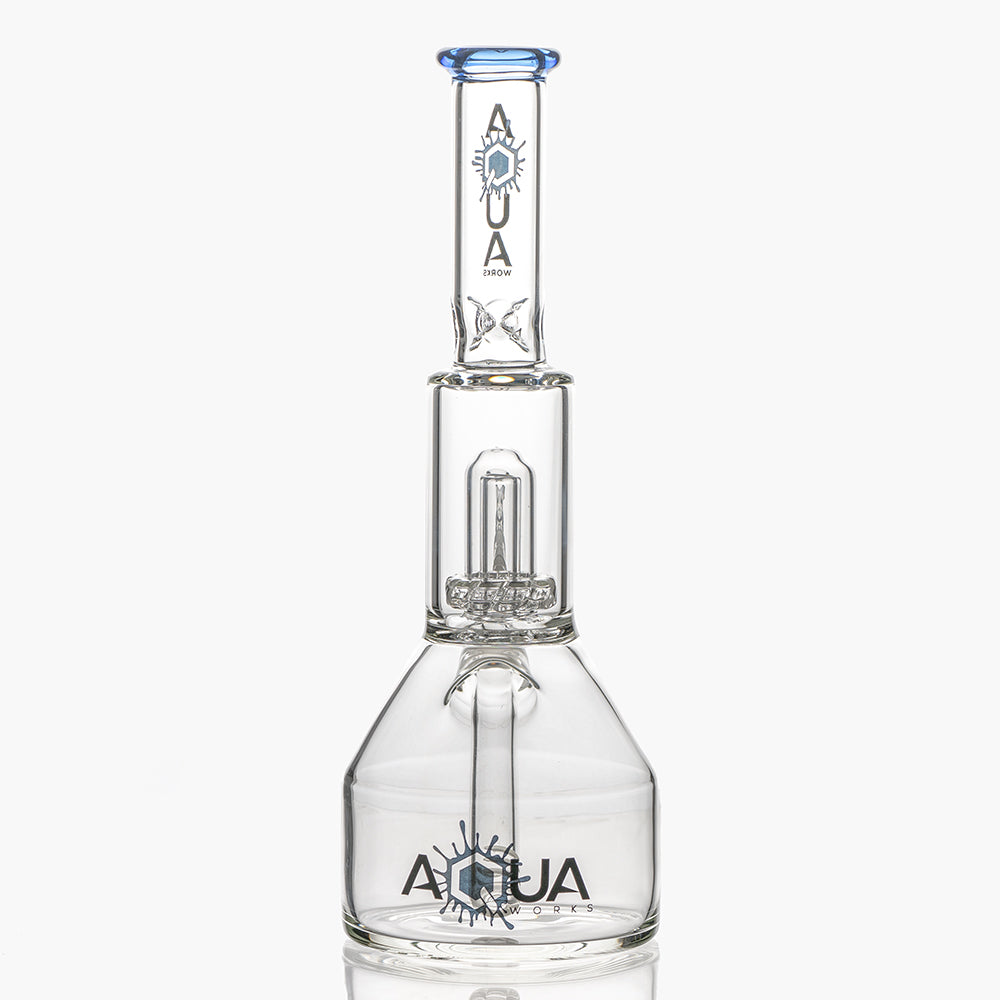 Shredder Beaker Tube Water Pipe Aqua Works Glass beaker bong showerhead diffuser ice pinch great function
