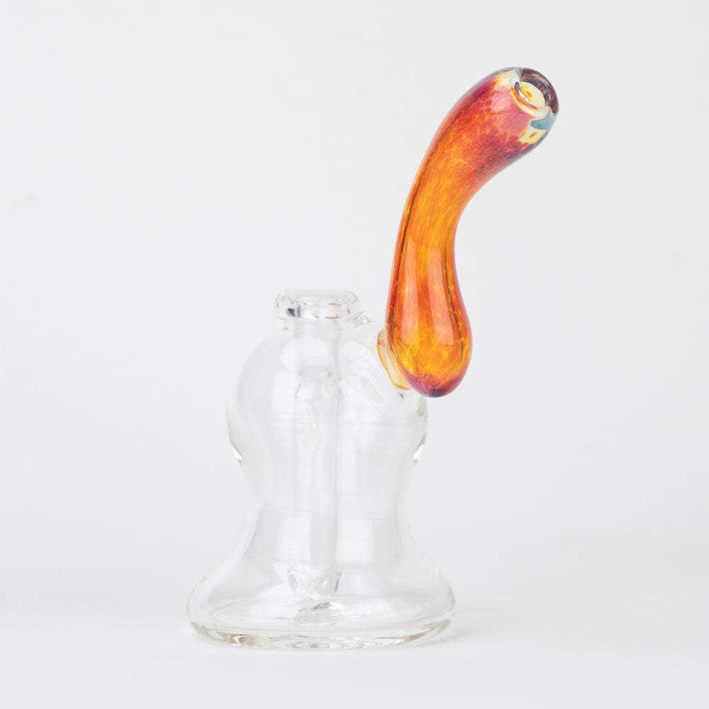 Amber Purple Blossom Bubbler Rig Matt King Glass