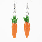 carrot earrings with silver hook Carrot Dangle Earrings - Set of Two Empire Smokes