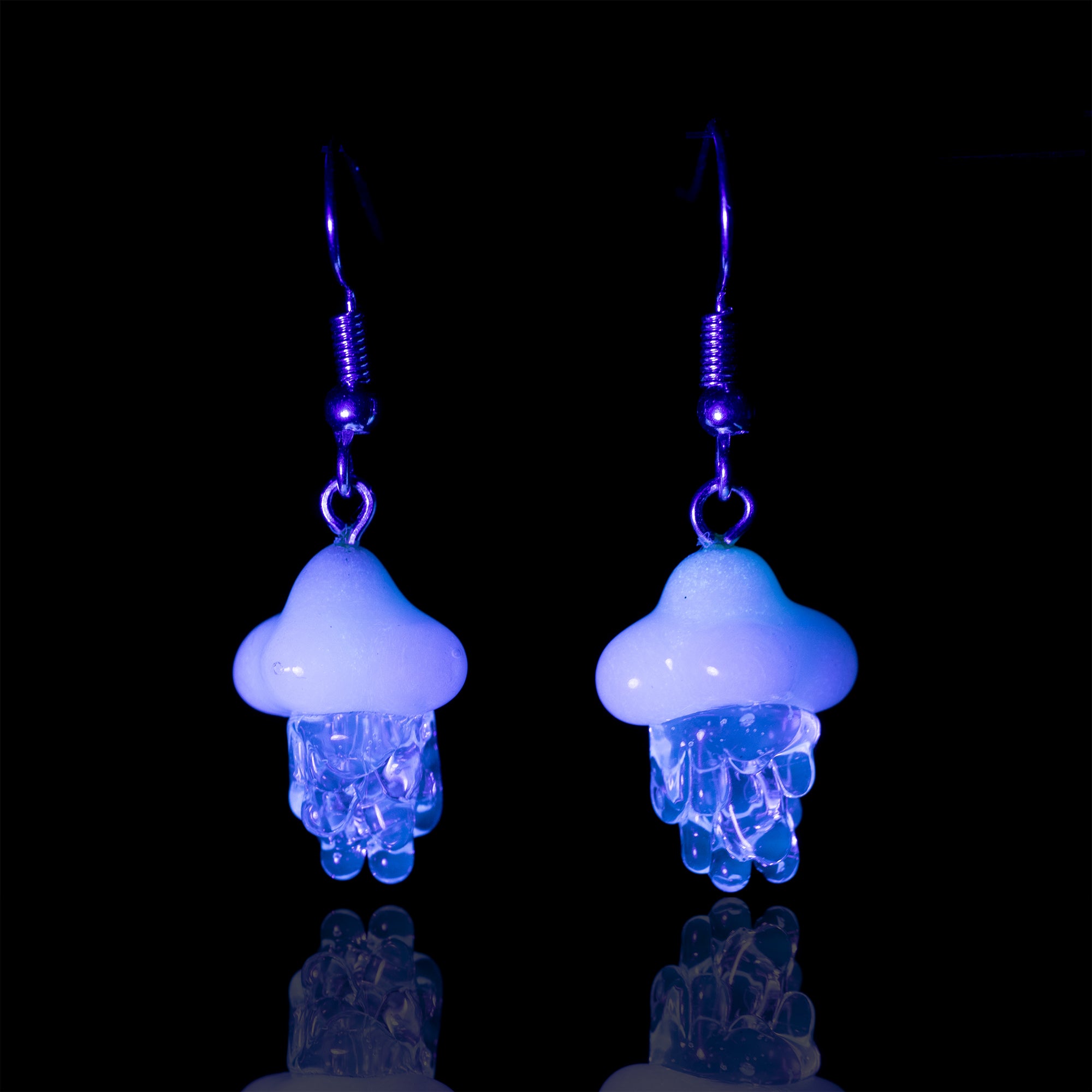 Purple Rain Dangle Earrings - Set of Two Empire Smokes